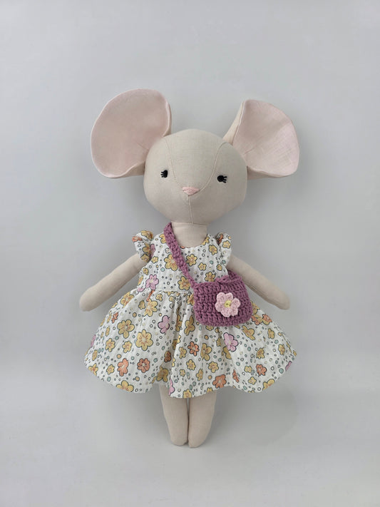 Miss Mousey Doll- Handmade