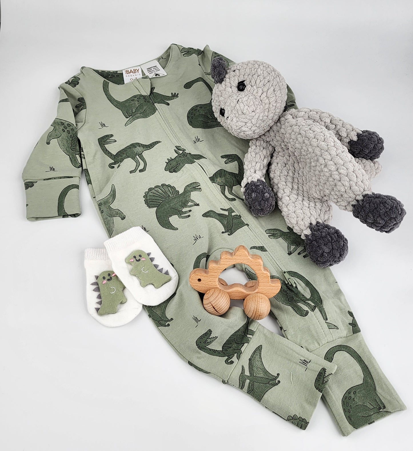 Dinosaur Snuggler Gift Box Hamper - Ready to Ship