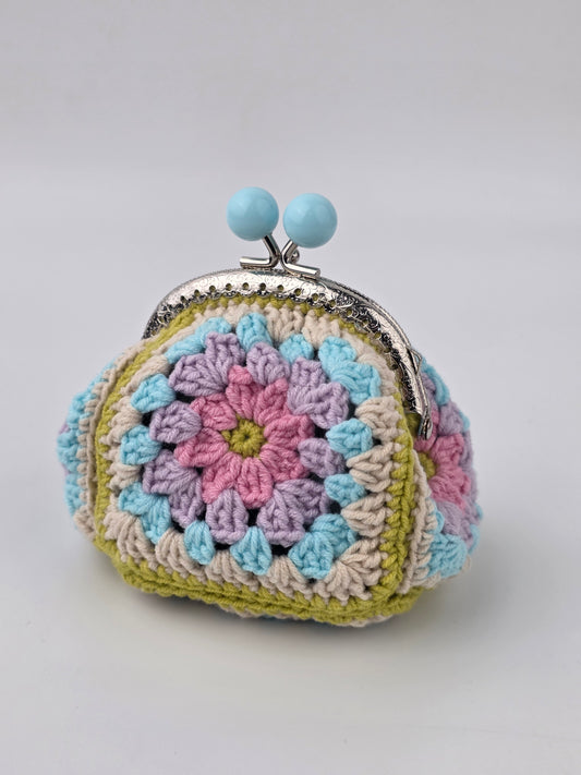 Granny Square Crochet Purse