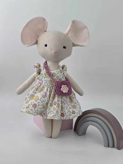 Miss Mousey Doll- Handmade