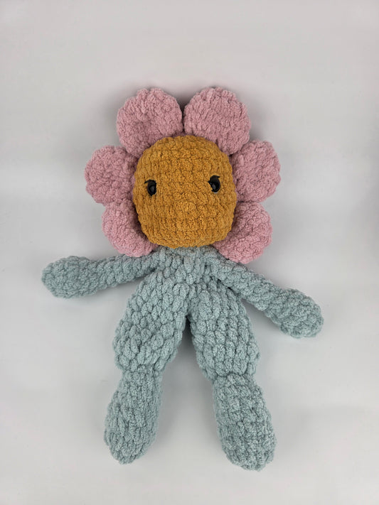 NEW - Flower Baby Doll - Handmade Crochet Soft Toy - Ready to Ship