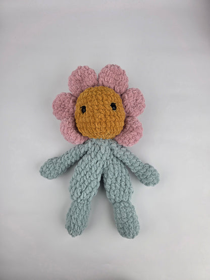 NEW - Flower Baby Doll - Handmade Crochet Soft Toy - Ready to Ship