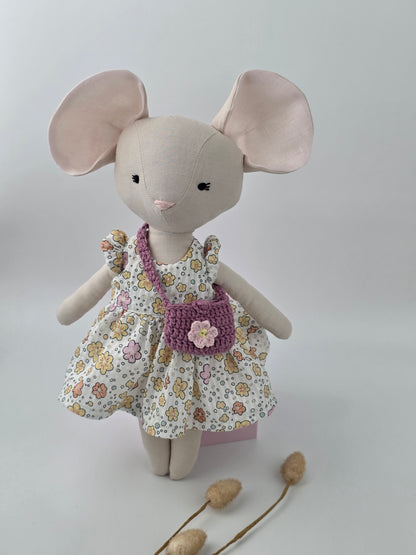 Miss Mousey Doll- Handmade