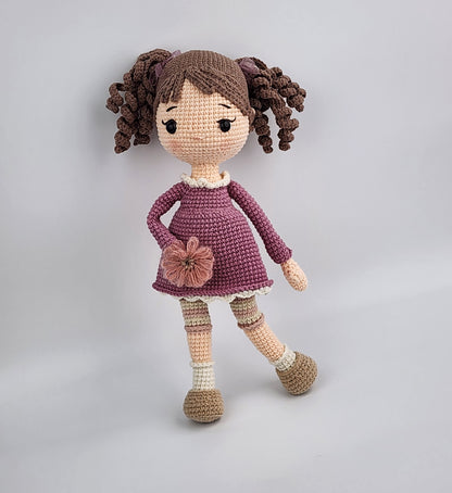 Handmade Crochet 'Nancy' Doll