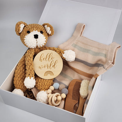 NEW Snuggler Bear Gift Box Hamper - Ready to Ship