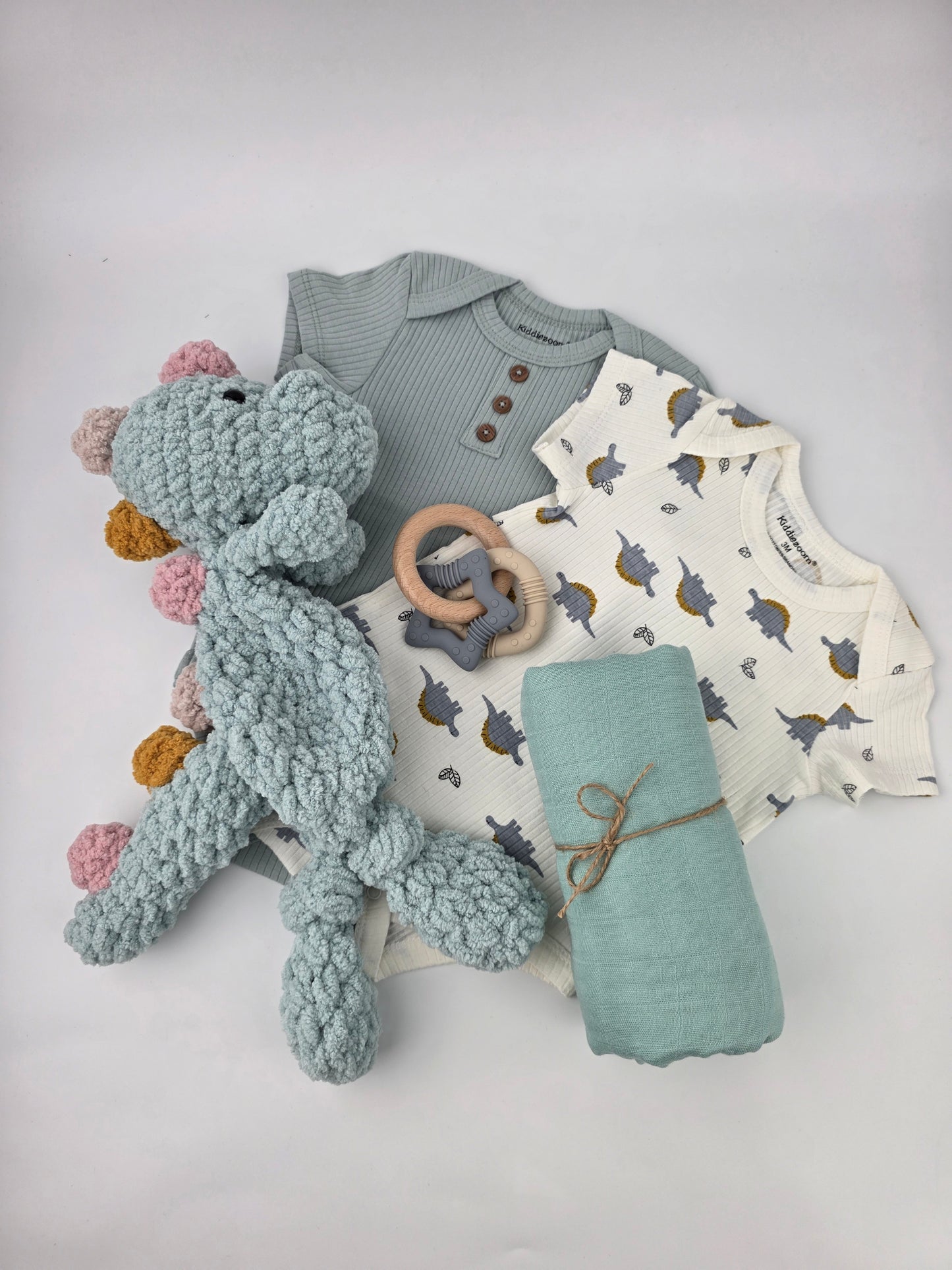 Baby Plush Dinosaur Gift Box Hamper