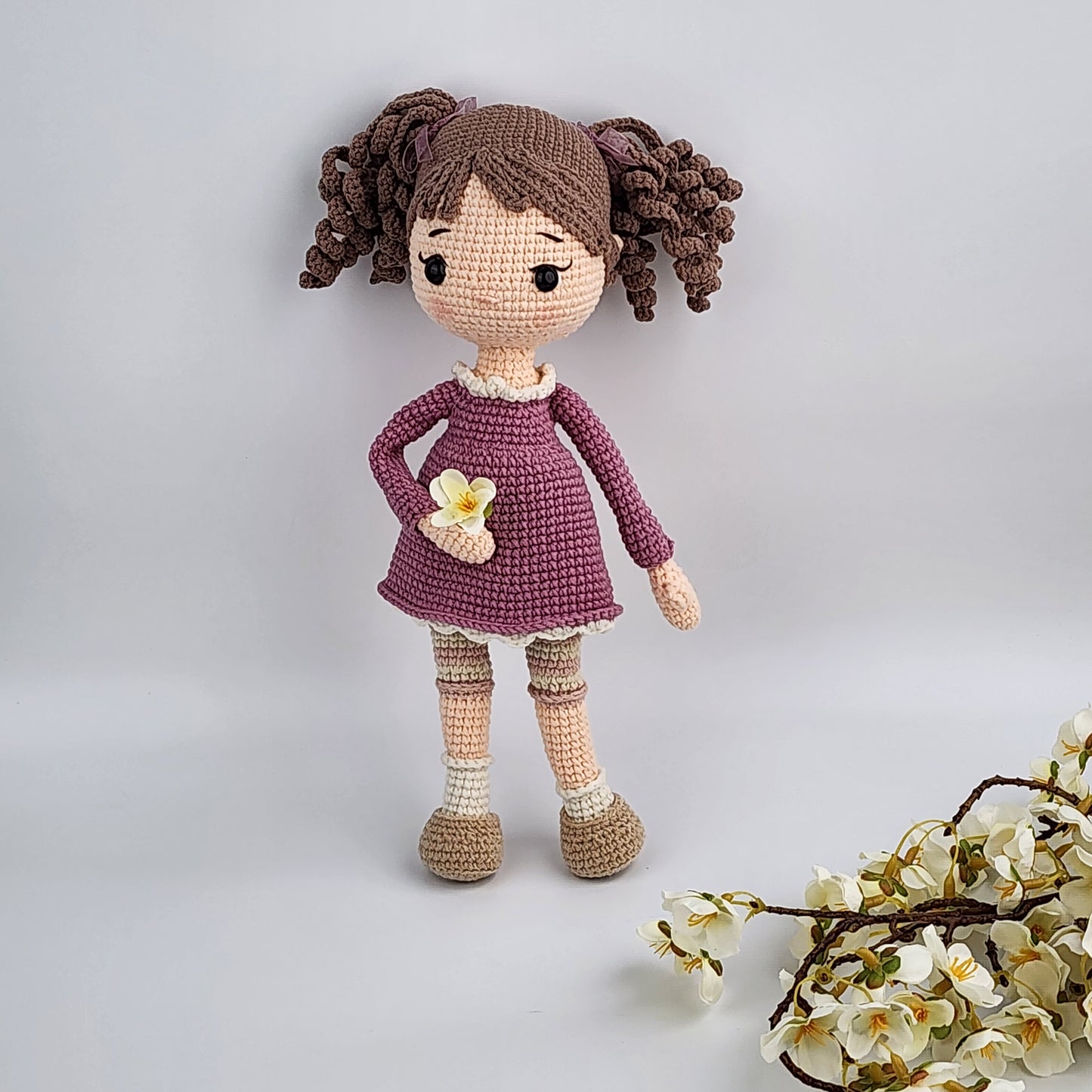 Handmade Crochet 'Nancy' Doll