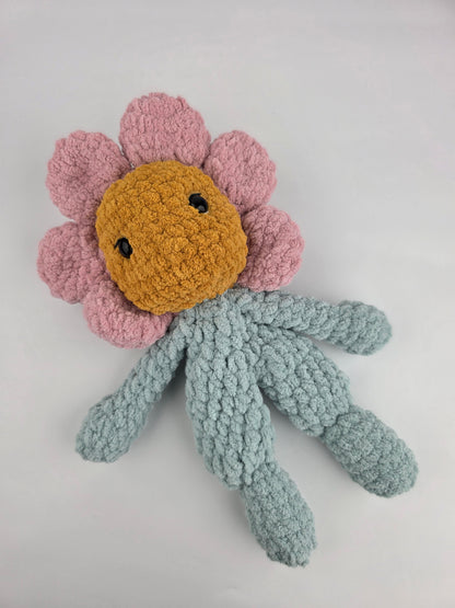 NEW - Flower Baby Doll - Handmade Crochet Soft Toy - Ready to Ship