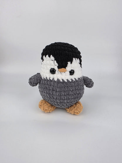 Frosty the Penguin - Handmade Crochet Soft Toy - Ready to Ship
