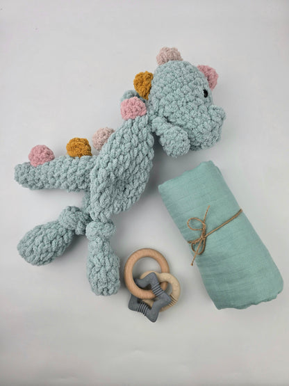 Baby Plush Dinosaur Gift Box Hamper