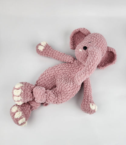 Ellie the Elephant Snuggler - Handmade - Ready to Ship