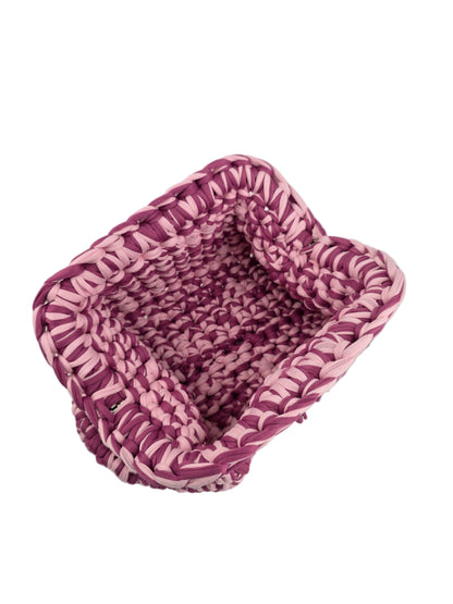 'Cherry' Crochet Clutch Handbag - Ready to Ship