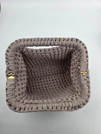 'Natasha' Handmade Crochet Clutch Handbag - Ready to Ship