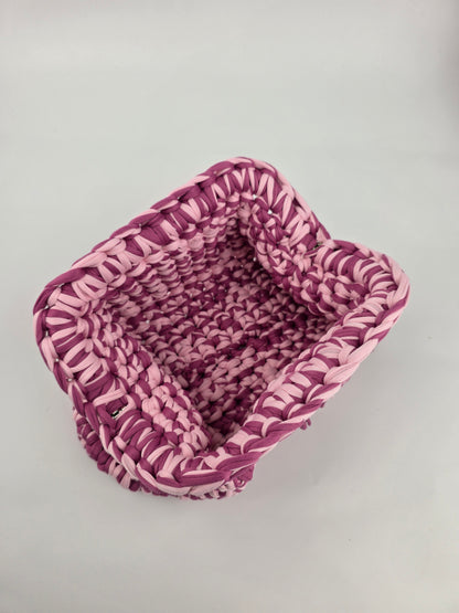 'Cherry' Crochet Clutch Handbag - Ready to Ship - Reduced to clear