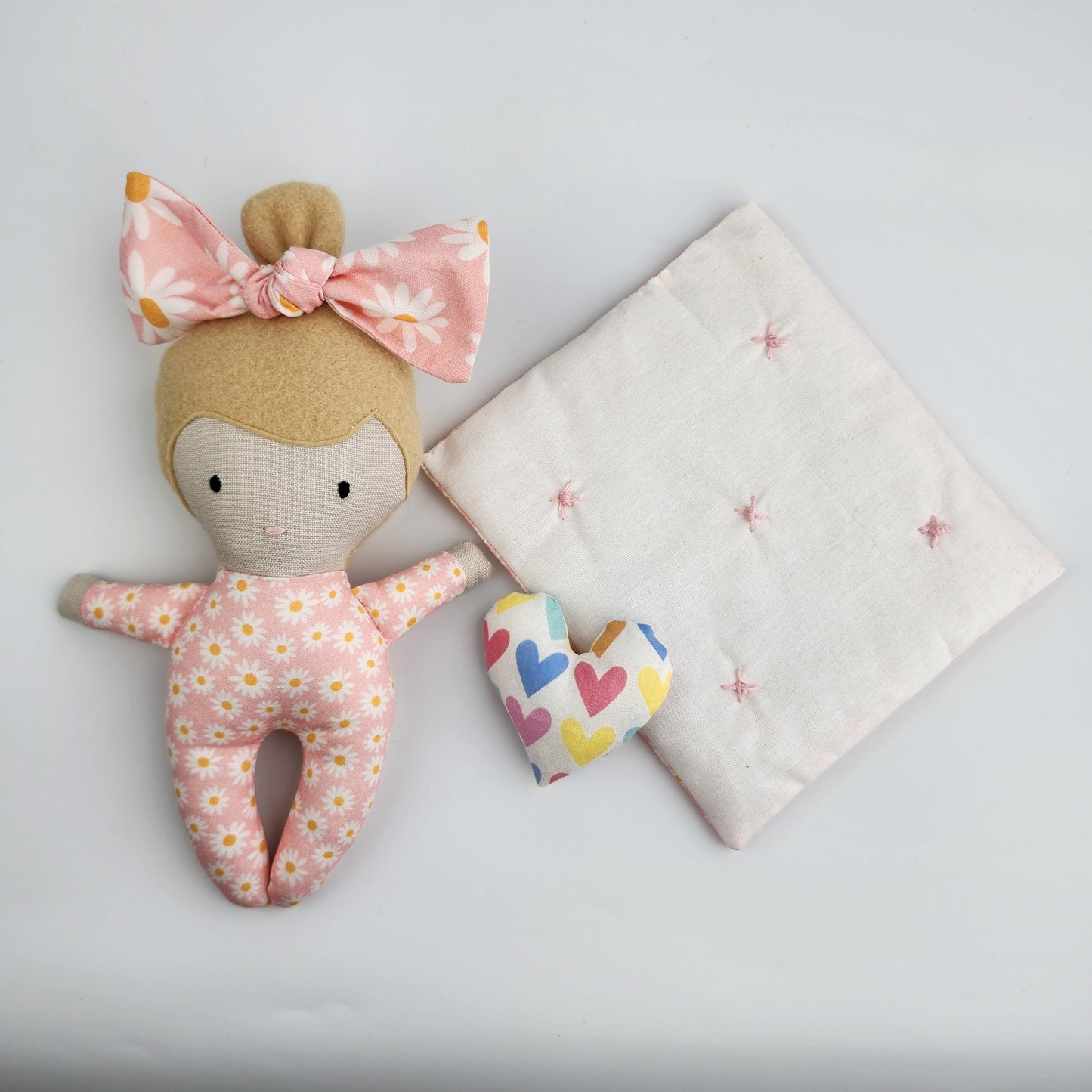 BUNDLE - Mini Baby Doll 'Tillie' and bedding