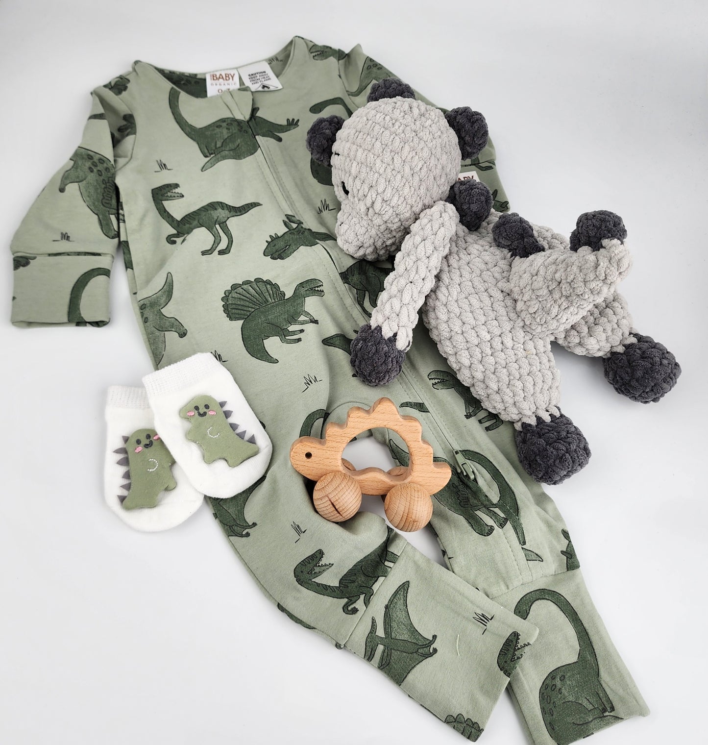Dinosaur Snuggler Gift Box Hamper - Ready to Ship