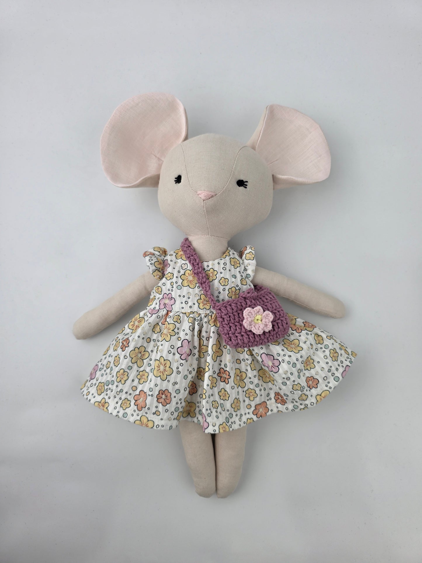 Miss Mousey Doll- Handmade