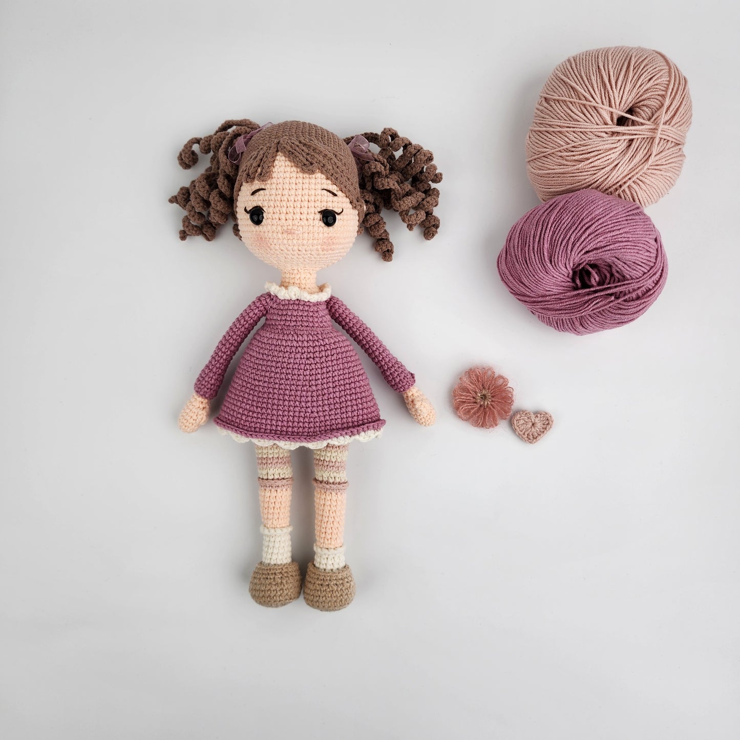 Handmade Crochet 'Nancy' Doll