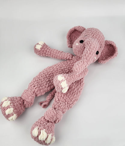 Ellie the Elephant Snuggler - Handmade - Ready to Ship