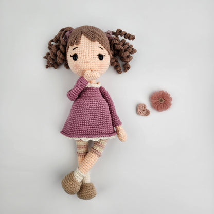 Handmade Crochet 'Nancy' Doll