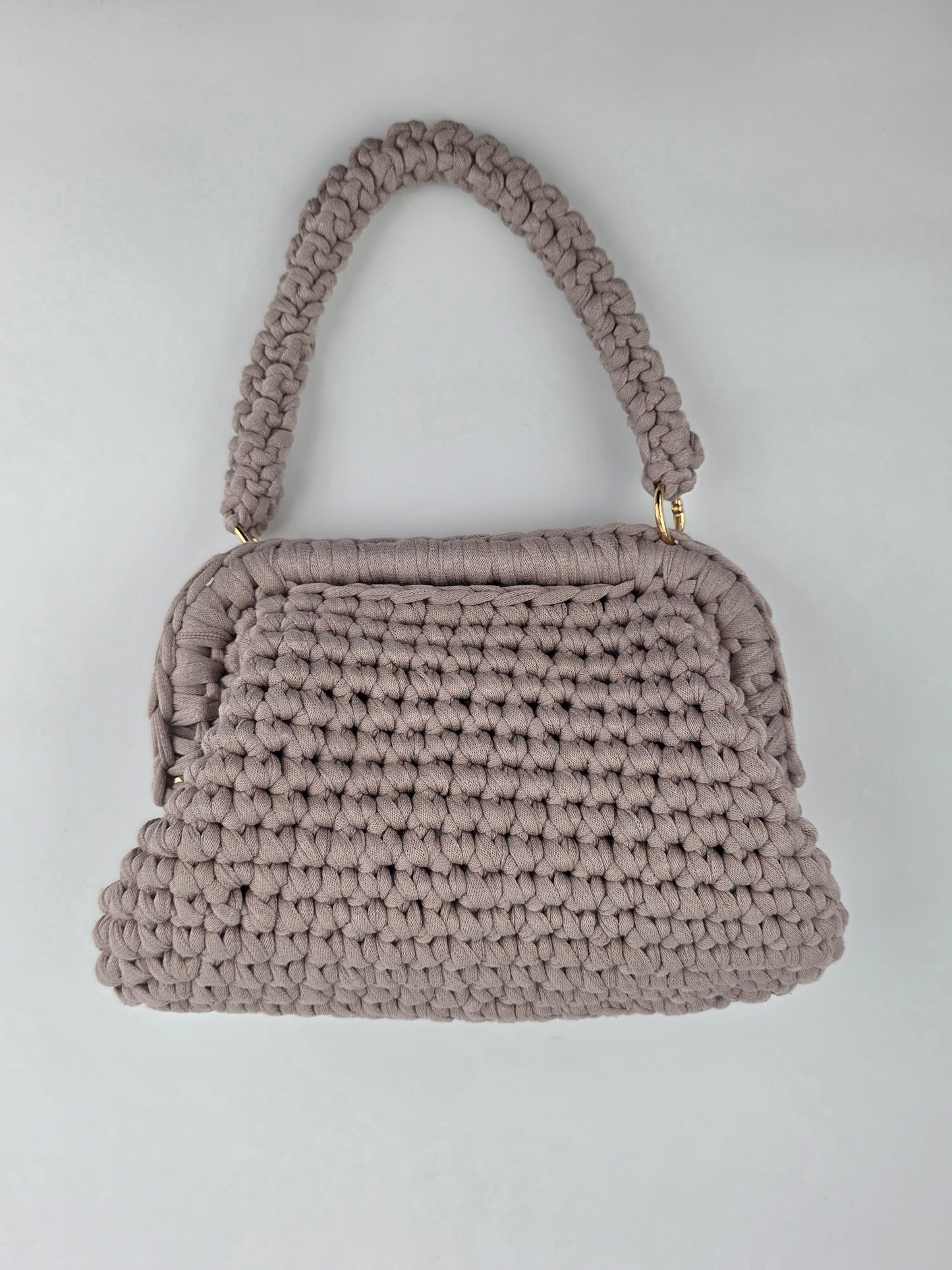 'Natasha' Handmade Crochet Clutch Handbag - Ready to Ship
