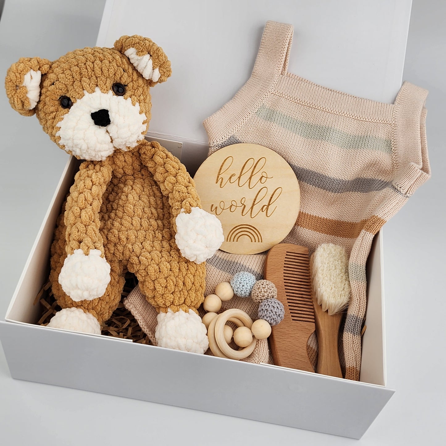 NEW Snuggler Bear Gift Box Hamper - Ready to Ship