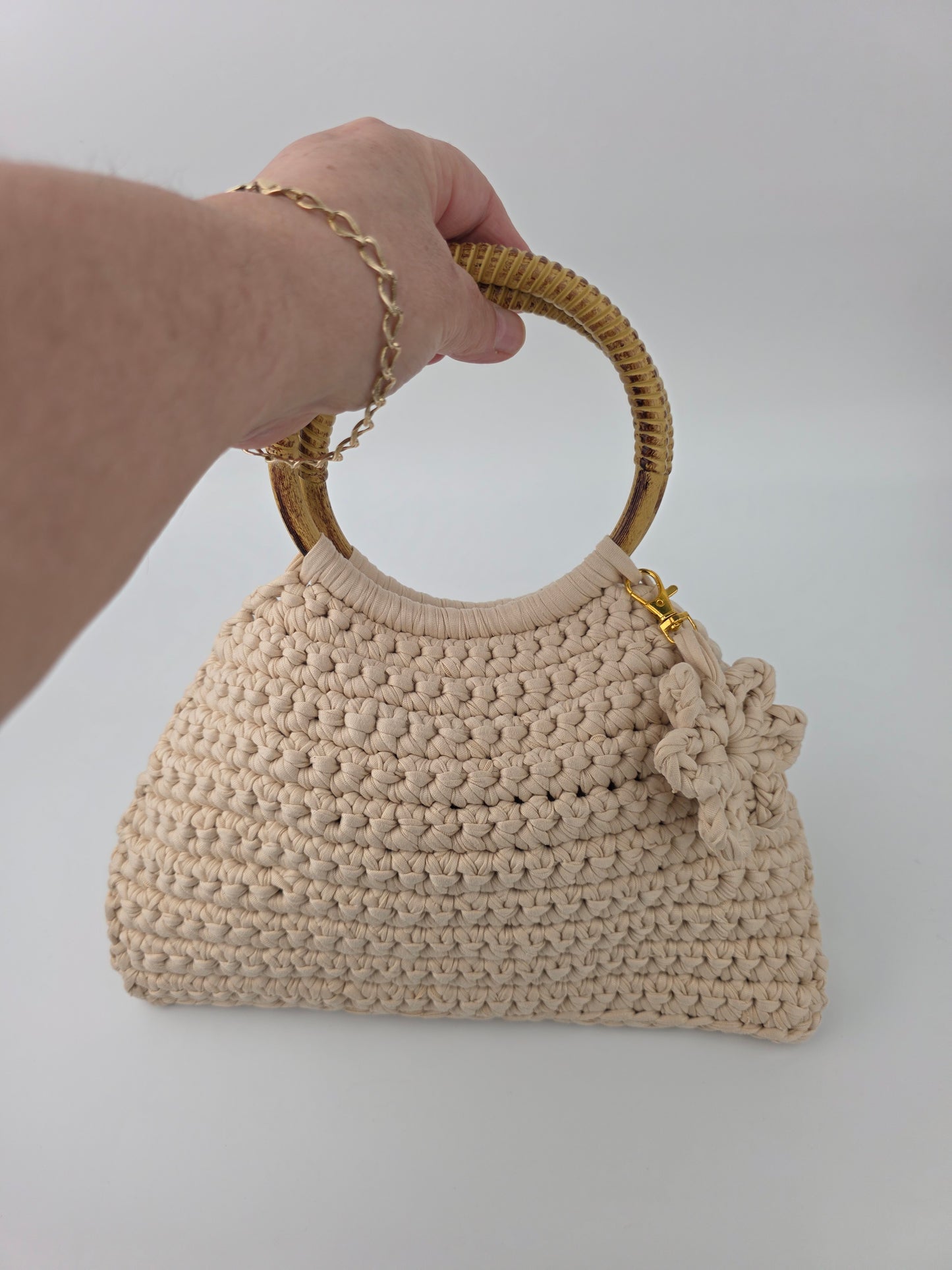 Stylish Summer Day Crochet Handbag