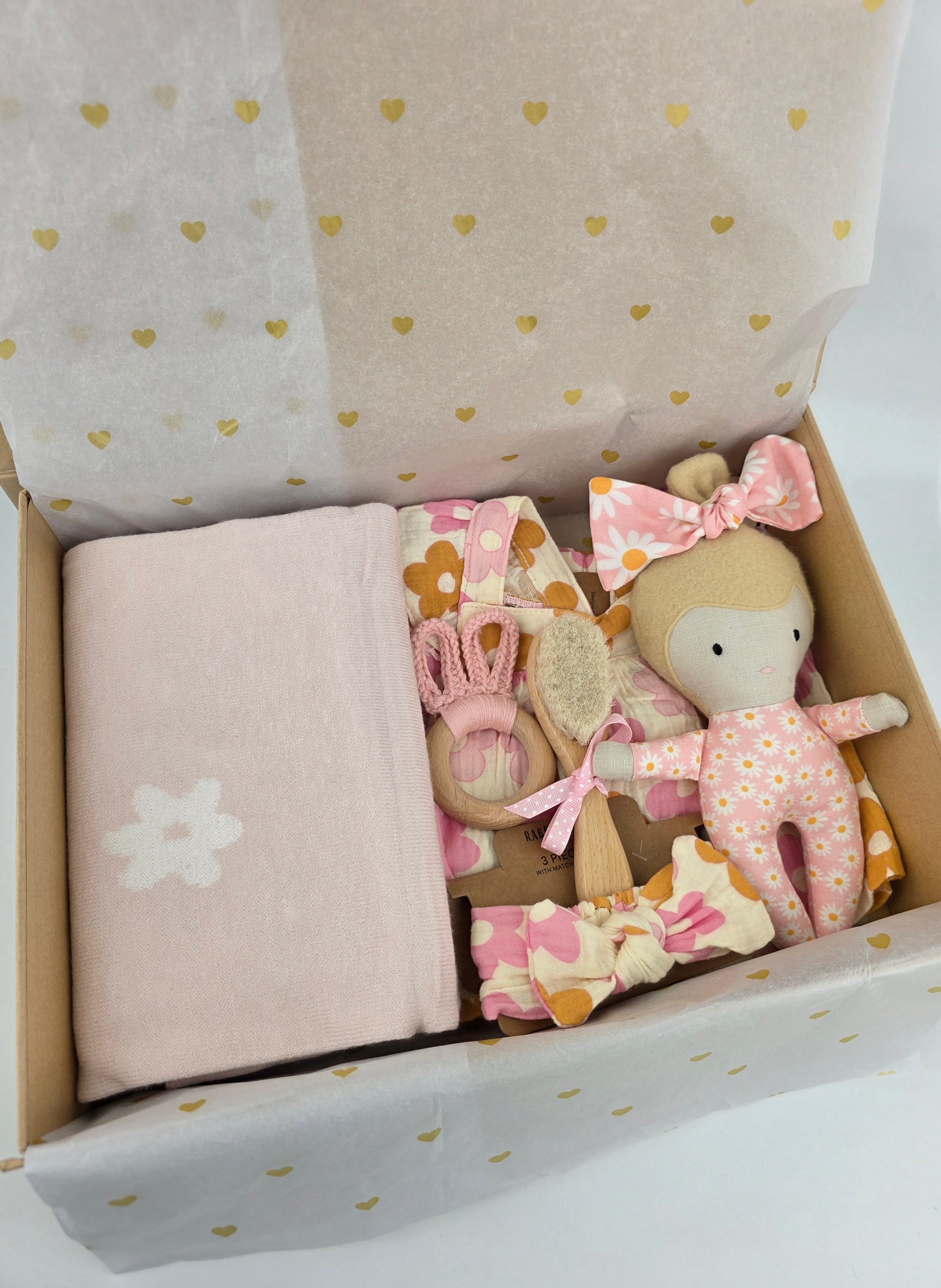Spring Baby Girl Gift Box Hamper - Ready to Ship