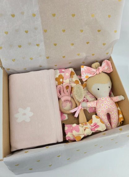 Spring Baby Girl Gift Box Hamper - Ready to Ship