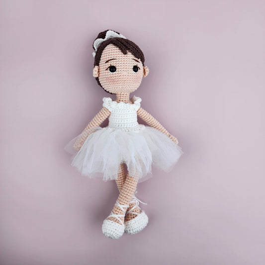 Made to Order - Angelina the Ballerina in white dress.