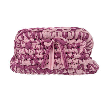 'Cherry' Crochet Clutch Handbag - Ready to Ship