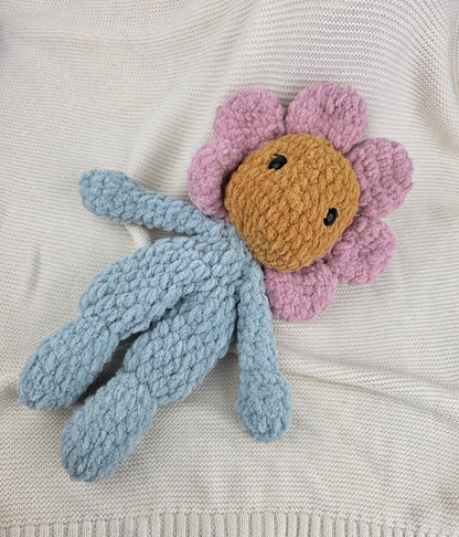 NEW - Flower Baby Doll - Handmade Crochet Soft Toy - Ready to Ship