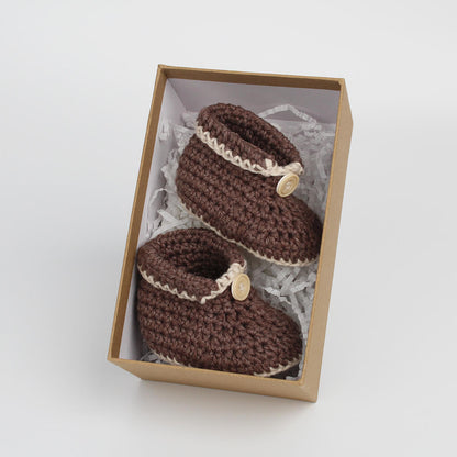 crochet baby booties