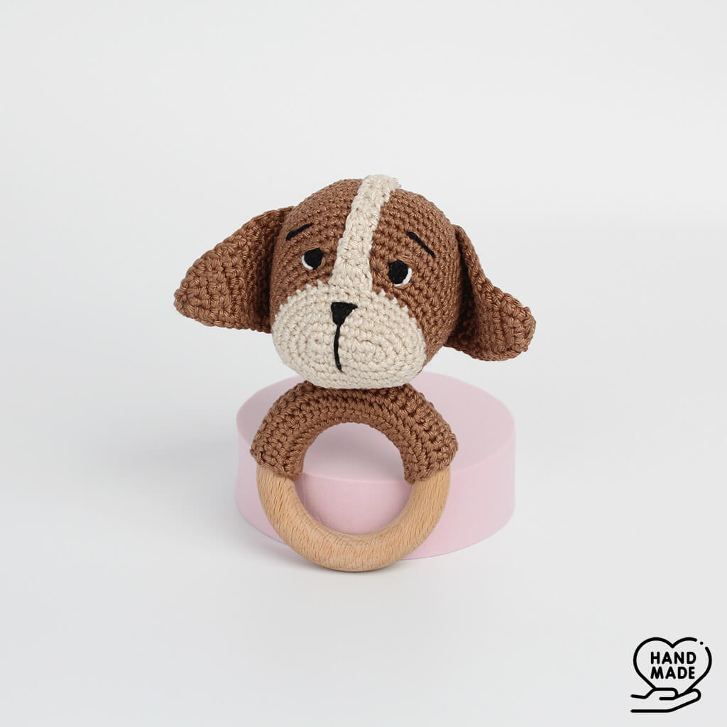 crochet teether toy